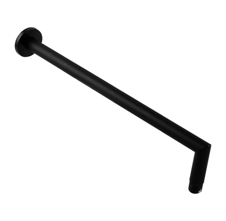 Brevik Shower Arm Round 400mm Black