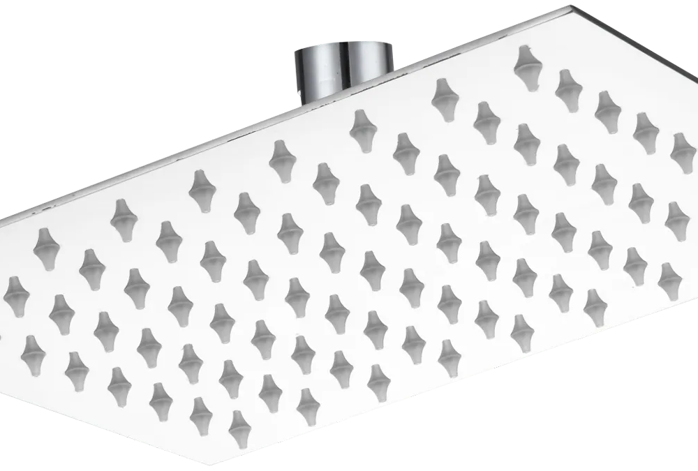 Brevik Square Shower Thin Shower Rose 304 SS 200mm