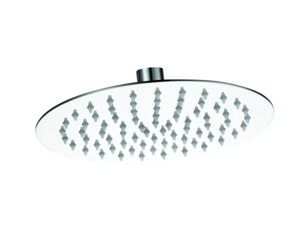 Brescia Round Shower Thin Shower Rose 201 SS 200mm Blister