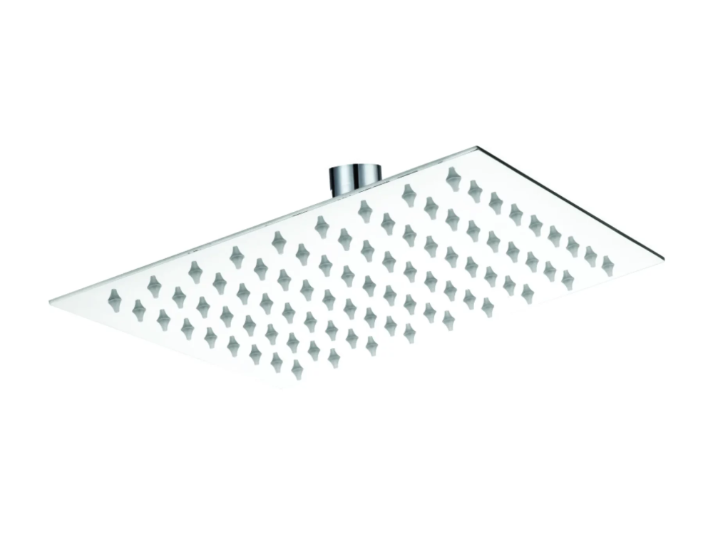 Brescia Square Shower Thin Shower Rose 201 SS 200mm Blister
