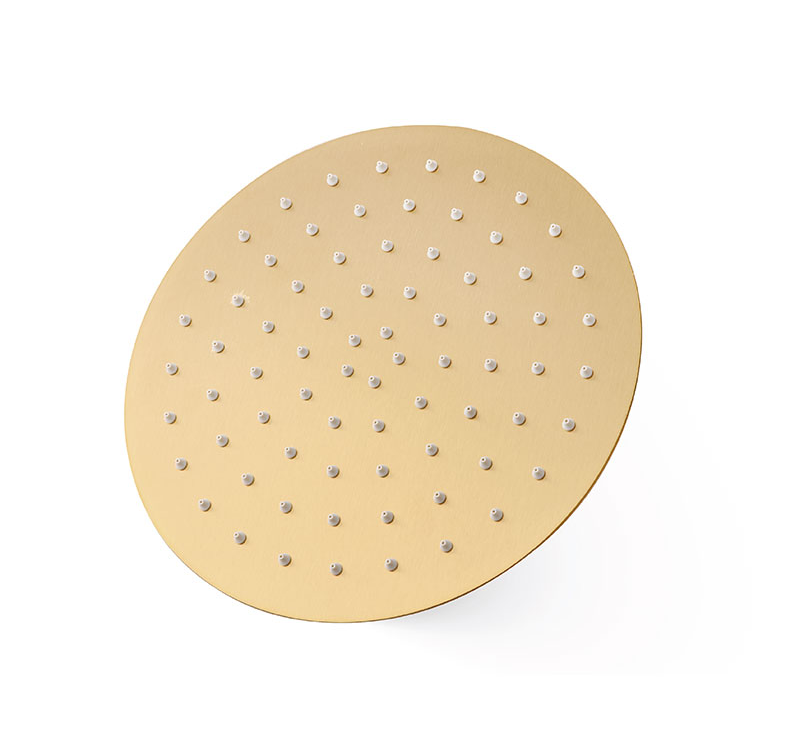Round Shower Rose 200mm – Gold