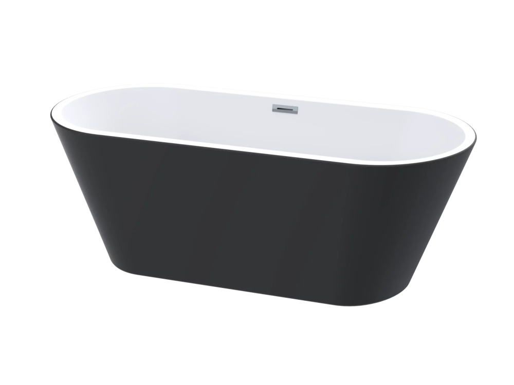 Lavé Brittany Free Standing Bath One Piece – Matt Black