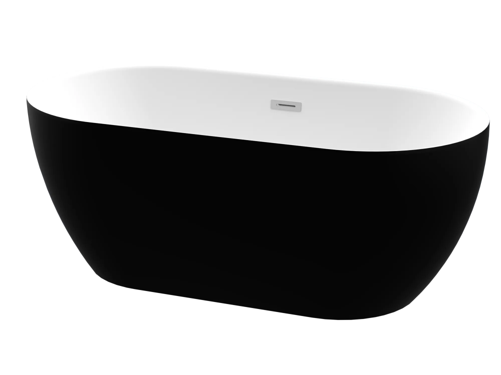 Lavé Nantes Free Standing Bath One Piece – Matt Black