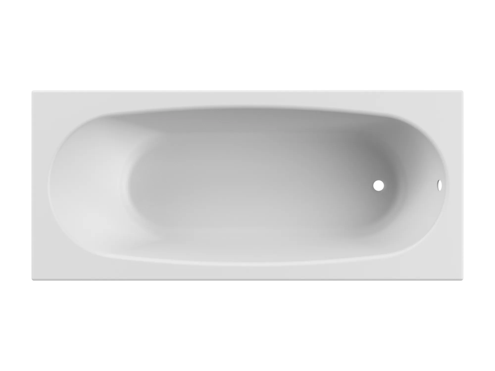 Lavé Nice Contractors Bath without handle – White