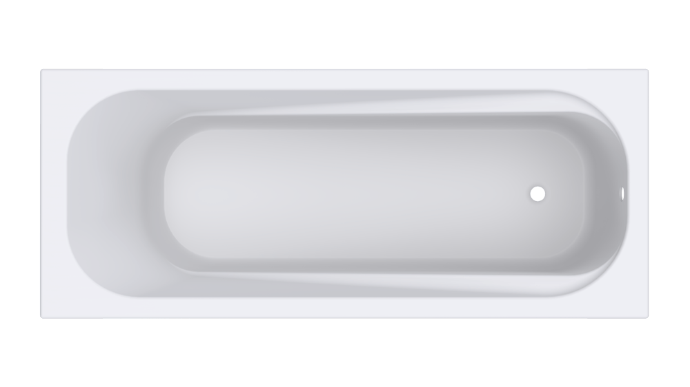 Lavé Reims Contractors Bath One Piece Without Handles