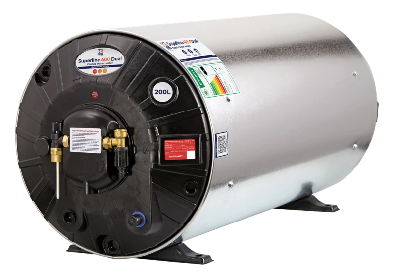 KWIKOT SUPERLINE 200L DUAL GEYSER 400KPA CLASS B DSG-200 (INC TP&DC)